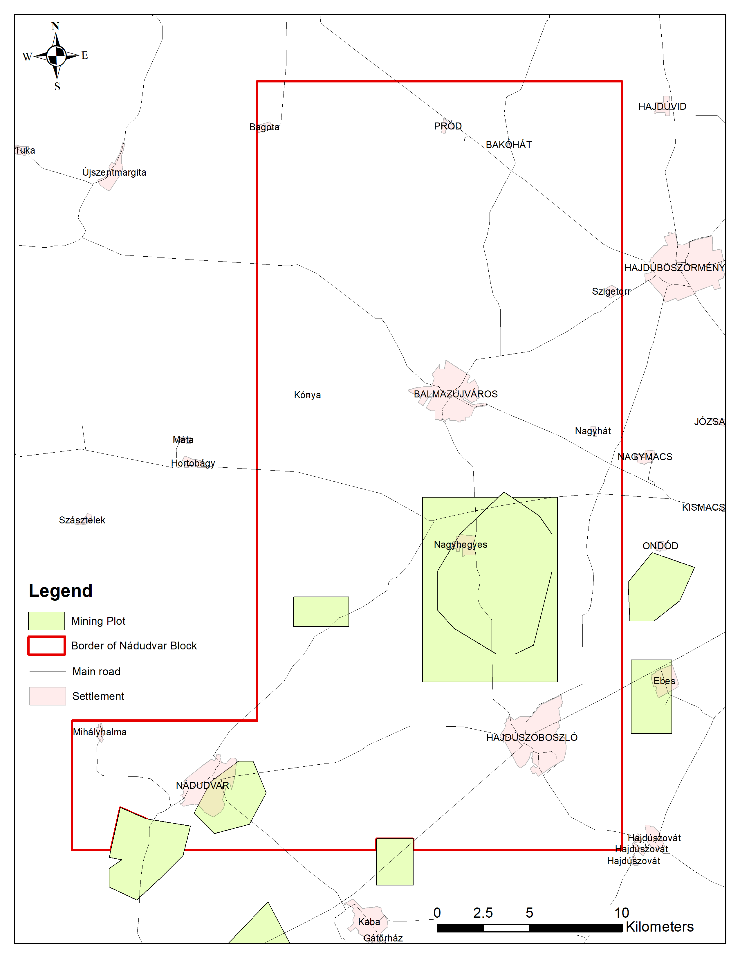 nadudvar map